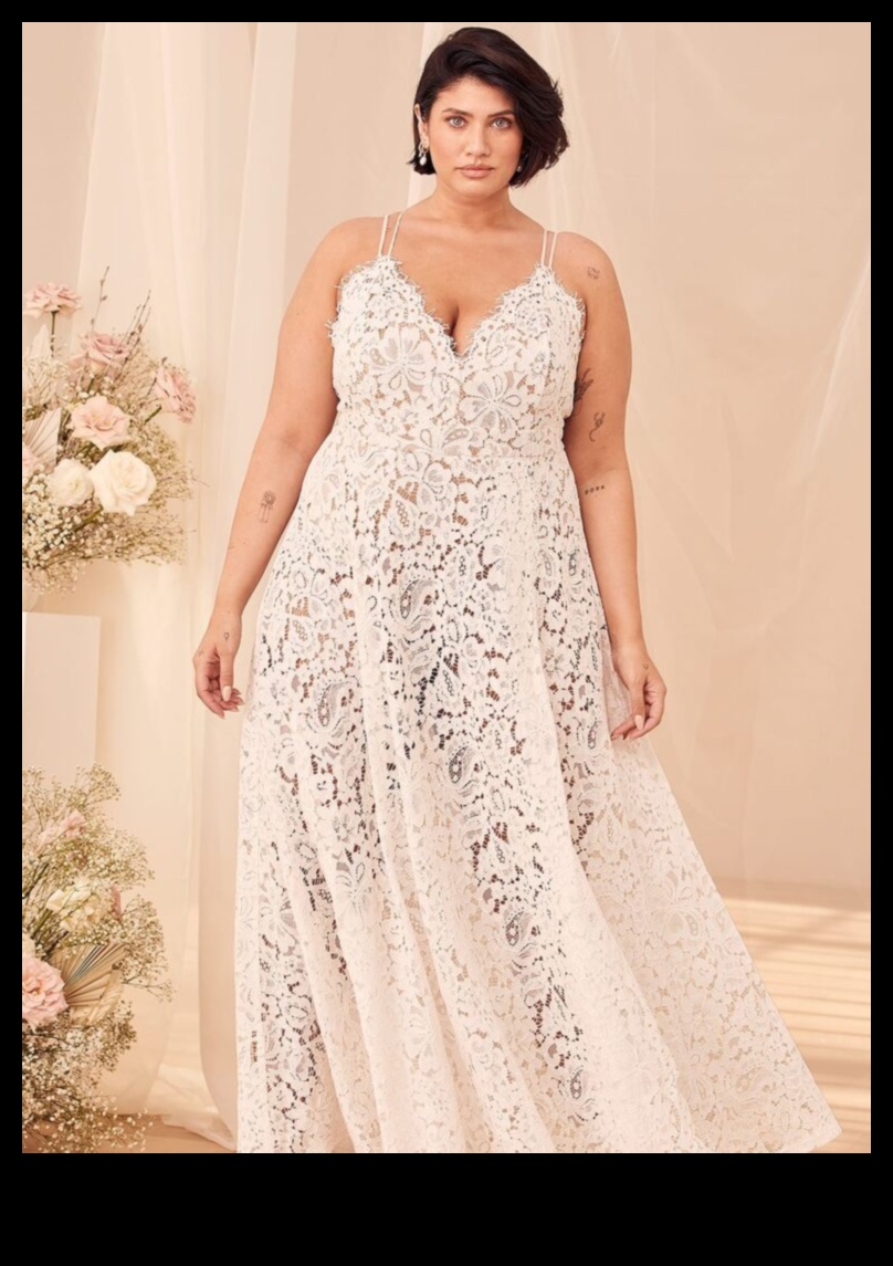Izliekta elegance: liela izmēra Bridal Couture starojums