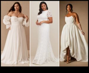 Izliekta elegance: liela izmēra Bridal Couture starojums
