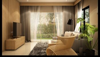 Āzijas iedvesmots dekors Zen mājai